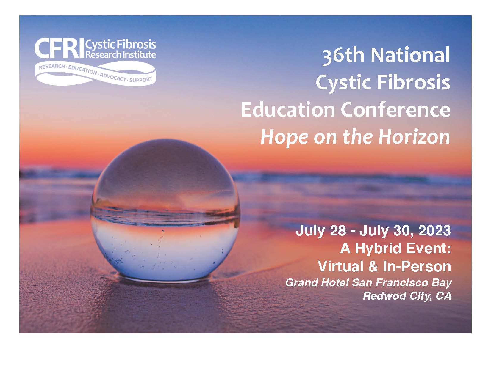 National CF Conference Cystic Fibrosis Research Institute